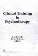 Cover for Clinical training in psychotherapy