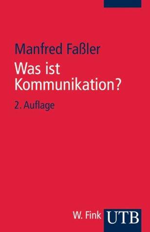 Cover for Was ist Kommunikation?