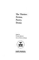 Cover for The thirties
