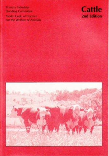 Cover for Model Code of Practice for the Welfare of Animals