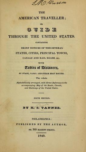 Cover for The American traveller