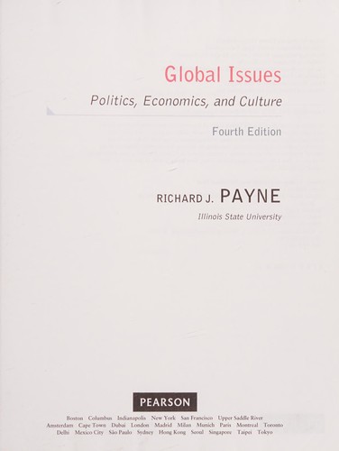 Cover for Global Issues; MySearchLab with Pearson EText -- Valuepack Access Card; Writer -- ValuePack Access Card