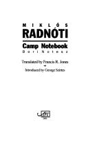 Cover for Camp notebook =