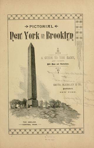 Cover for Pictorial New York and Brooklyn