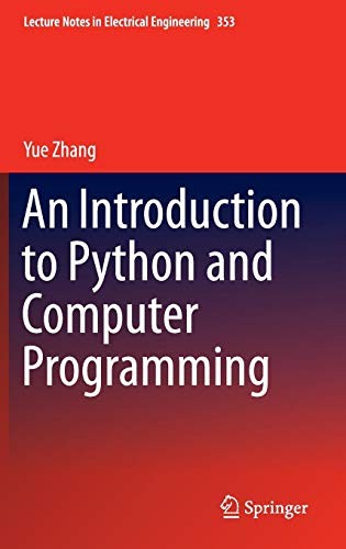 Cover for An Introduction to Python and Computer Programming