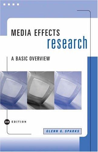 Cover for Media Effects Research