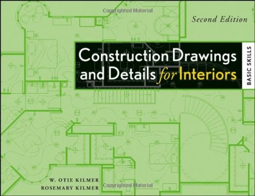 Cover for Construction drawings and details for interiors