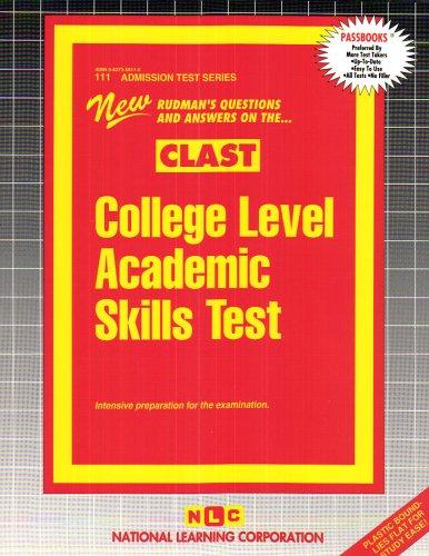 Cover for College Level Academic Skills Test (CLAST) (Admission Test Series)