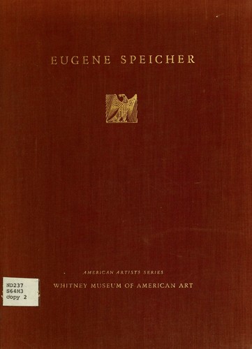 Cover for Eugene Speicher
