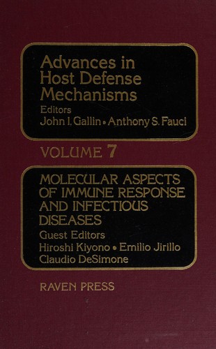 Cover for Molecular aspects of immune response and infectious diseases
