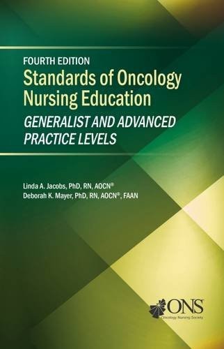 Cover for Standards of Oncology Nursing Education