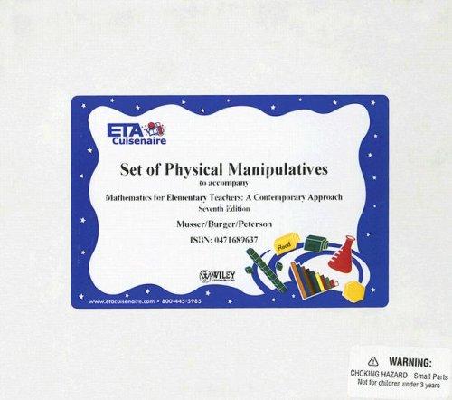 Cover for Mathematics for Elementary Teachers, Physical Manipulative