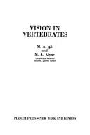 Cover for Vision invertebrates