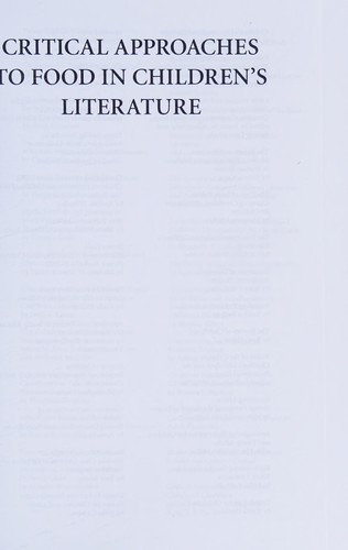 Cover for Food in Children's Literature