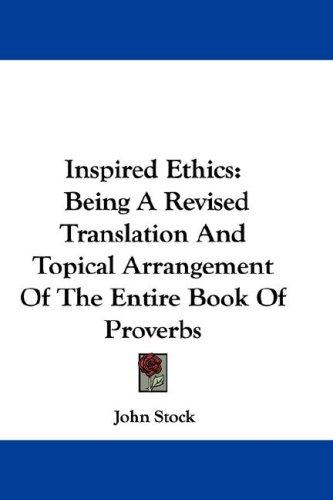 Cover for Inspired Ethics