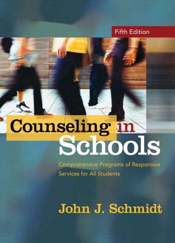 Cover for Counseling In Schools