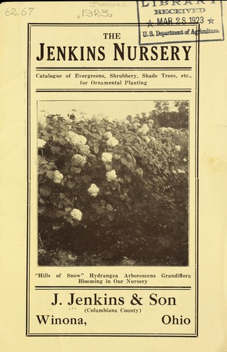 Cover for Catalogue of evergreens, shrubbery, shade trees, etc. for ornamental planting