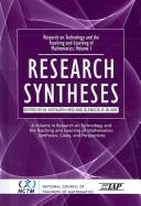Cover for Research syntheses