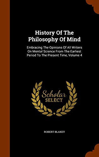 Cover for History Of The Philosophy Of Mind