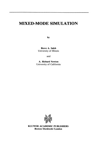 Cover for Mixed-Mode Simulation