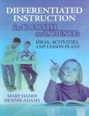Cover for Differentiated instruction for K-8 math and science