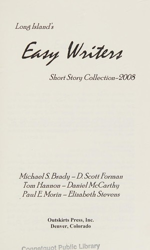 Cover for Long Island's easy writers