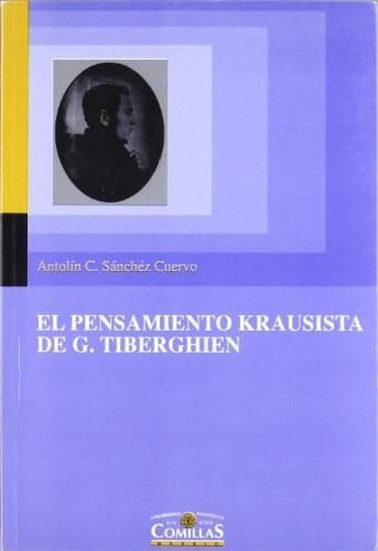 Cover for El pensamiento krausista de G. Tiberghien
