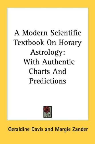 Cover for A Modern Scientific Textbook On Horary Astrology