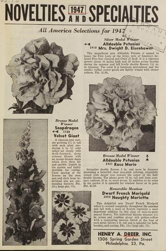 Cover for Novelties and specialties, 1947