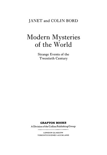 Cover for Modern Mysteries of the World