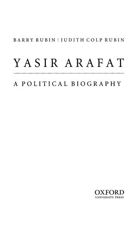 Cover for Yasir Arafat