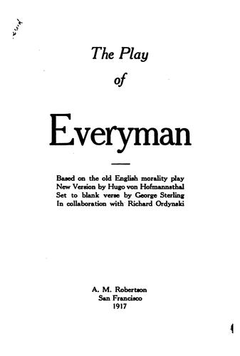 Cover for The play of Everyman