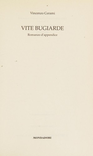 Cover for Vite bugiarde