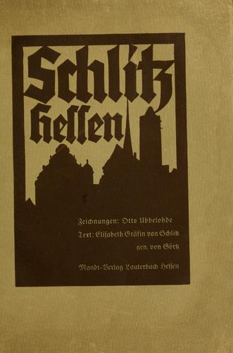 Cover for Schlitz, Hessen