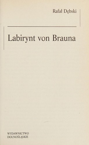 Cover for Labirynt von Brauna