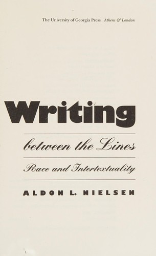 Cover for Writing between the lines