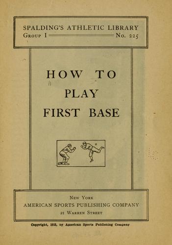 Cover for How to play first base.
