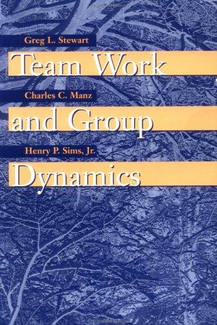 Cover for Team work and group dynamics