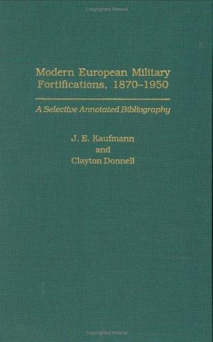 Cover for Modern European Military Fortifications, 1870-1950
