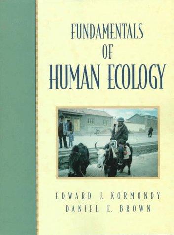 Cover for Fundamentals of human ecology