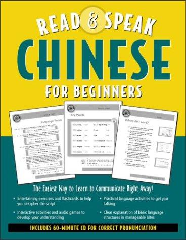 Cover for Read and Speak Chinese for Beginners