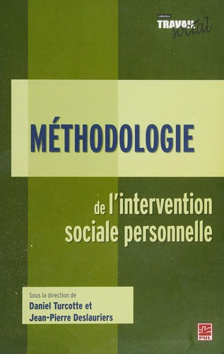 Cover for Méthodologie de l'intervention sociale personnelle