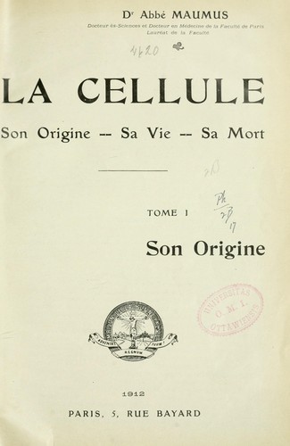 Cover for La cellule