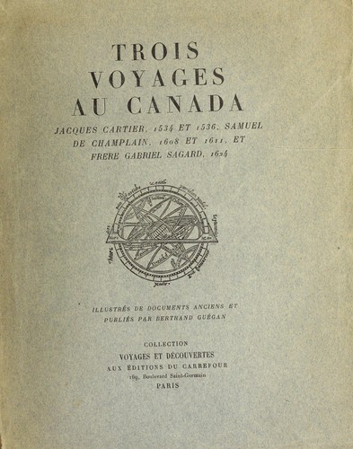Cover for Trois voyages au Canada
