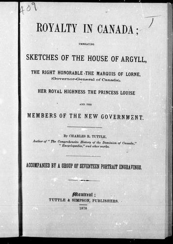 Cover for Royalty in Canada