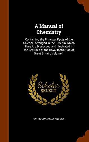 Cover for A Manual of Chemistry