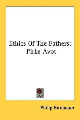 Cover for Ethics Of The Fathers