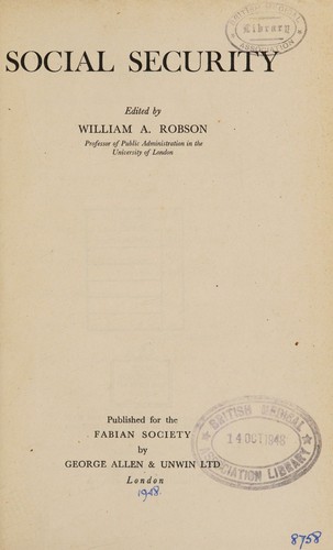 Cover for Social security.
