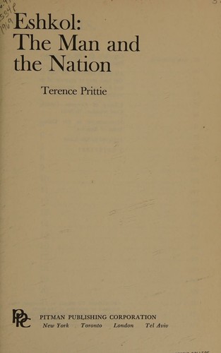Cover for Eshkol; the man and the nation