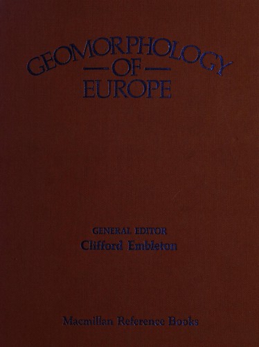 Cover for Geomorphology of Europe